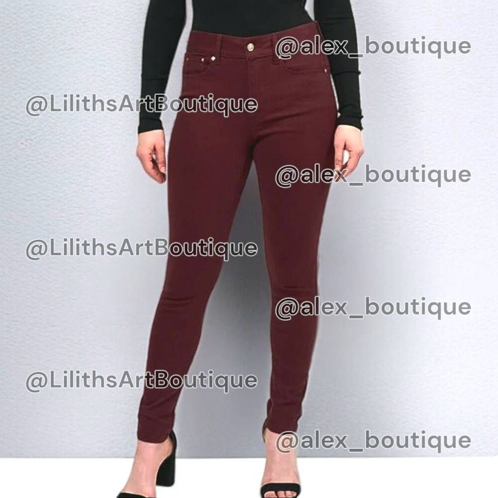Seven7 Tummyless Skinny Jeans(A061)-Size 4 for Women